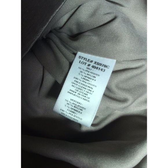 Cache Dress Metallic Ruched Sheath Embellish Neck - Picture 7 of 8